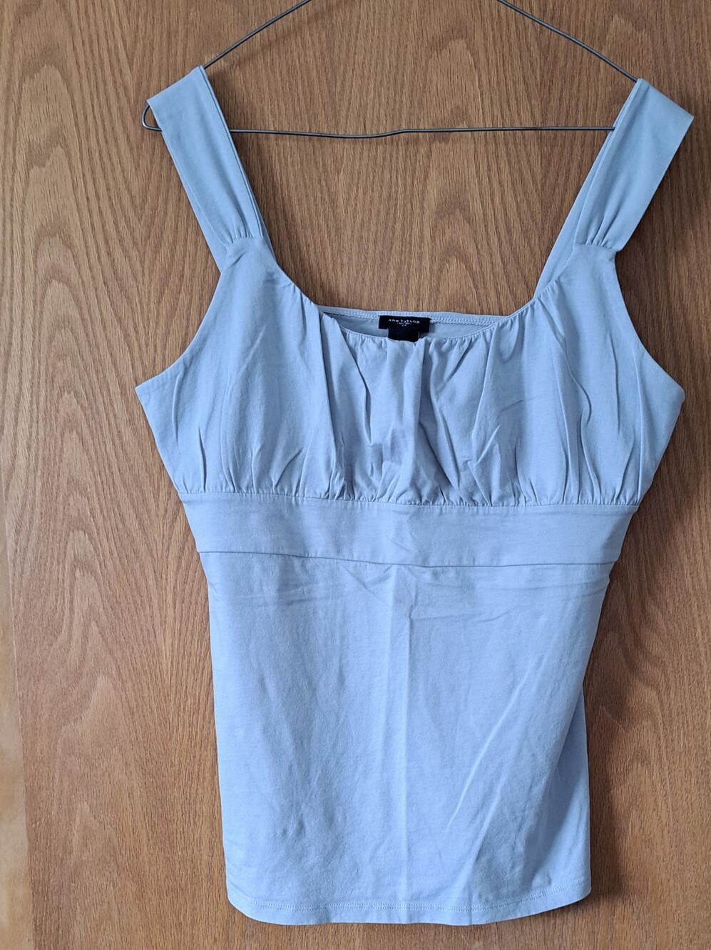 Light Grey Sleeveless Ruched Bust Tank Top